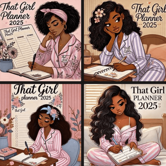 That Girl Planner: Digital & Printable Planner | Variety Of Planners & Trackers (With Resell Rights)